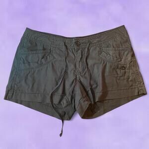 Y2k black cargo shorts